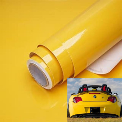 SUPERFAB Wrap for Car & Bike(Yellow)