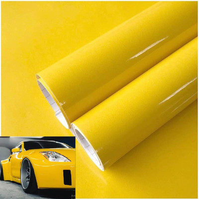 SUPERFAB Wrap for Car & Bike(Yellow)