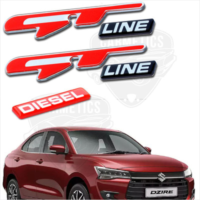 carmetics Emblem for Car(Red)