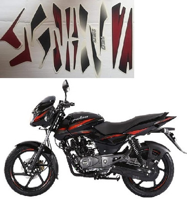BR BULL Sticker & Decal for Bike(Red, Black)