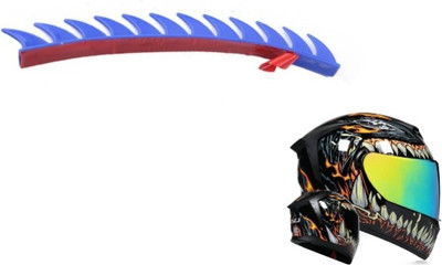 SHOWRIDE Helmet Mohawk for Bike(Blue)