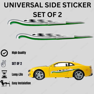 SRPHERE Sticker & Decal for Car(Green)