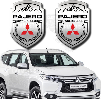 carmetics Emblem for Car(Silver, Black)