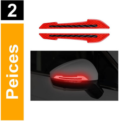 Allure Auto Sticker & Decal for Car & Bike(Red)