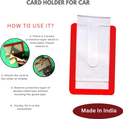 AutoHawk Fastag for Car(Transparent)