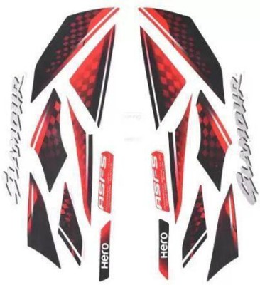 SAMIE Sticker & Decal for Bike(Red)