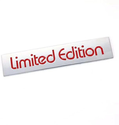 AutoBizarre Emblem for Car & Bike(Silver, Red)