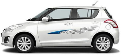 AutoDecals Sticker & Decal for Car(Blue, Multicolor)