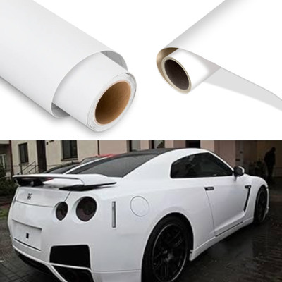 zeepzone Sticker & Decal for Car & Bike(White)
