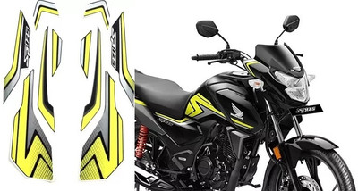 BR BULL Sticker & Decal for Car & Bike(Yellow)