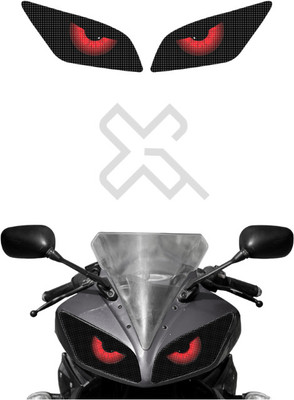 Grayfixx Sticker & Decal for Bike(Red)