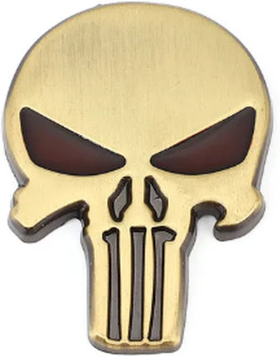 Genesis Emblem for Car & Bike(Gold, Red)