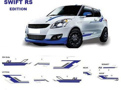 AutoDecals Sticker & Decal for Car(Multicolor)