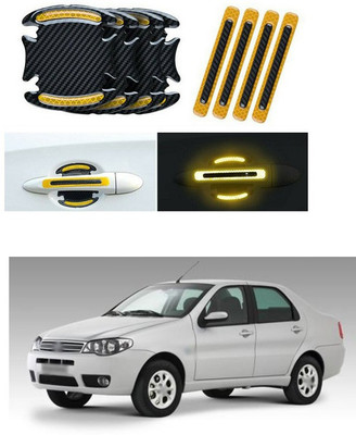 PROEDITION Plastic Car Door Guard(Multicolor, Pack of 8, Fiat, Punto)