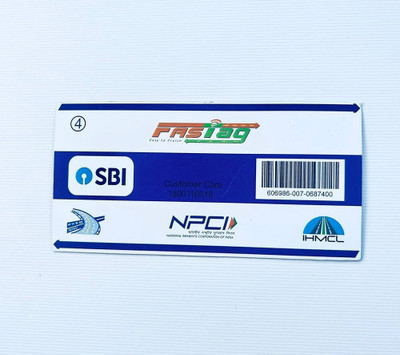 OMNIFANCYSTORE Fastag for Car(White)