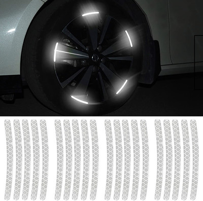 BMJKING Sticker & Decal for Car & Bike(White)