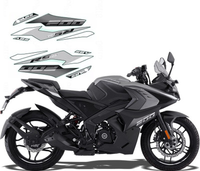 BR BULL Sticker & Decal for Bike(Grey)