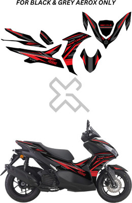 Grayfixx Sticker & Decal for Scooter(Red)