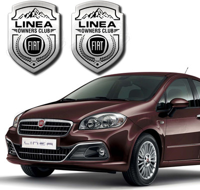 carmetics Emblem for Car(Silver, Black)