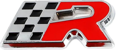 Genesis Emblem for Car & Bike(Red, Silver)