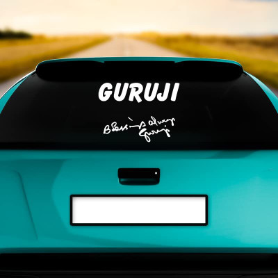MobiCR Sticker & Decal for Car(White)