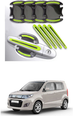 PROEDITION Plastic Car Door Guard(Black, Green, Pack of 8, Maruti, WagonR)