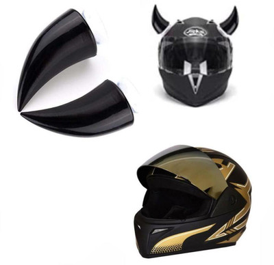 SHOWRIDE Helmet Mohawk for Bike(Black)