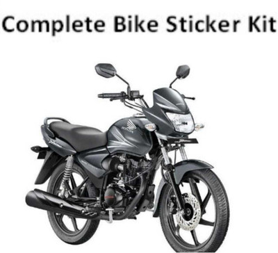 SHREE Sticker & Decal for Bike(Grey)
