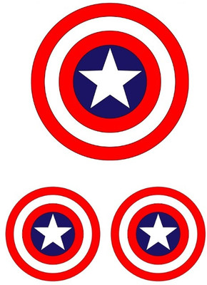 Grayfixx Sticker & Decal for Car & Bike(Red, White)