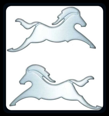 pnk Sticker & Decal for Bike(Silver)