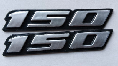 DECAL ARTISTRY Emblem for Bike(Silver)