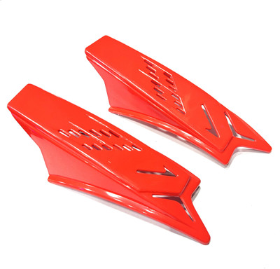 acube mart Helmet Mohawk for Bike(Orange)