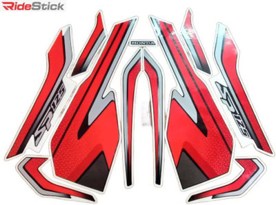 OHITO Sticker & Decal for Bike(Red, Black, Grey)