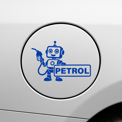 iFab Sticker & Decal for Car(Blue)