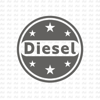 iFab Sticker & Decal for Car(Grey)