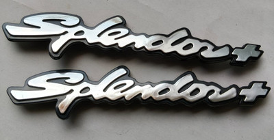 DECAL ARTISTRY Emblem for Bike(Silver)