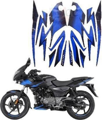 Voiture Sticker & Decal for Bike(Blue)