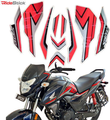 RideStick Sticker & Decal for Bike(Multicolor)