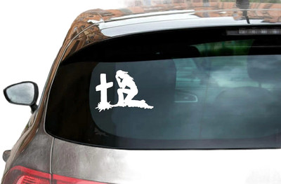 MobiCR Emblem for Car(White)
