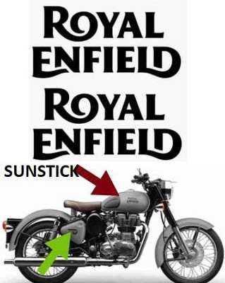 SunStick Sticker & Decal for Bike(Black)