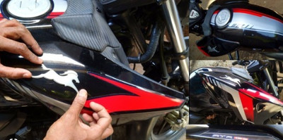 SHREE Emblem for Bike(Silver)