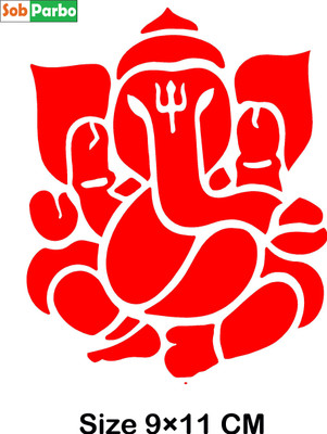 SobParbo Sticker & Decal for Car & Bike(Red)
