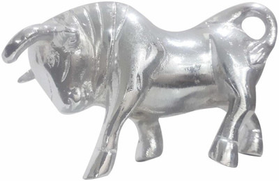 WHEETOYKART Bull Style Bike Styling Emblem Logo for Bullet Bikes (Chrome, 1 PC) Bike Fairing Kit