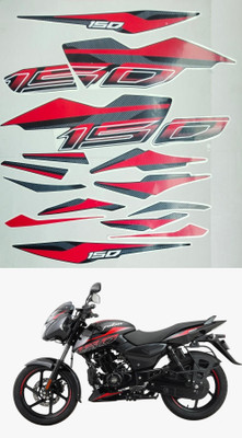 SHINEPRO Sticker & Decal for Bike(Red)