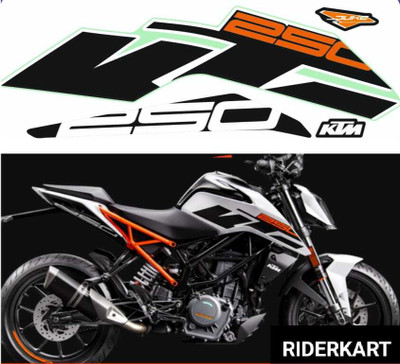 RIDERKART Sticker & Decal for Bike(Multicolor)