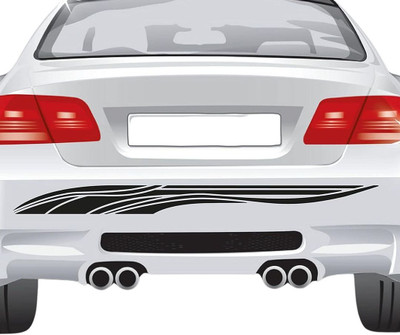 KREEPO Sticker & Decal for Car & Bike(Black)
