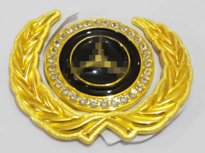 Cloudsale Emblem for Car(Gold, Black)