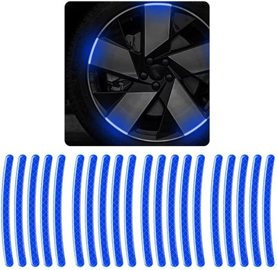 ST LOGO Sticker & Decal for Car & Bike(Blue)