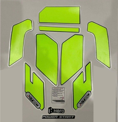 SAFETY ZONE Sticker & Decal for Bike(Green)