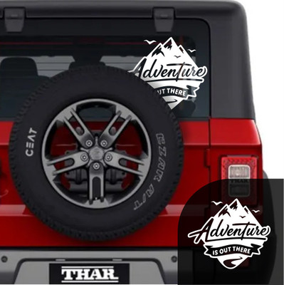Gradepth Sticker & Decal for Car(White)